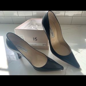 37.5 Jimmy Choo Kid Leather heels
